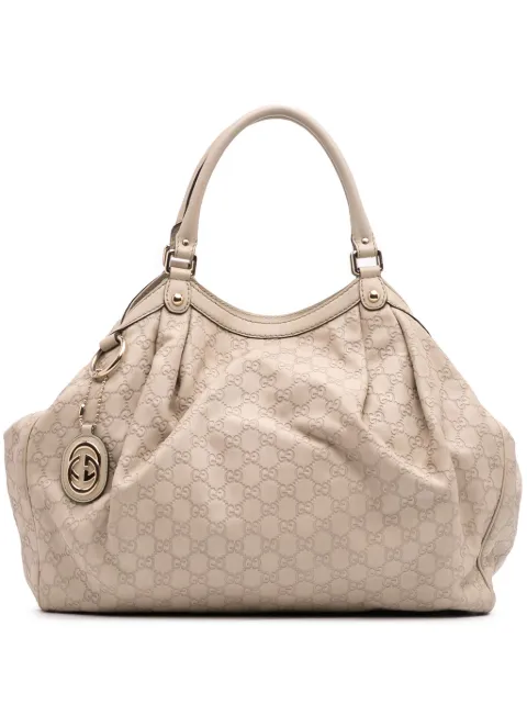 Gucci Pre-Owned 2016-2024 Large Guccissima Sukey tote bag