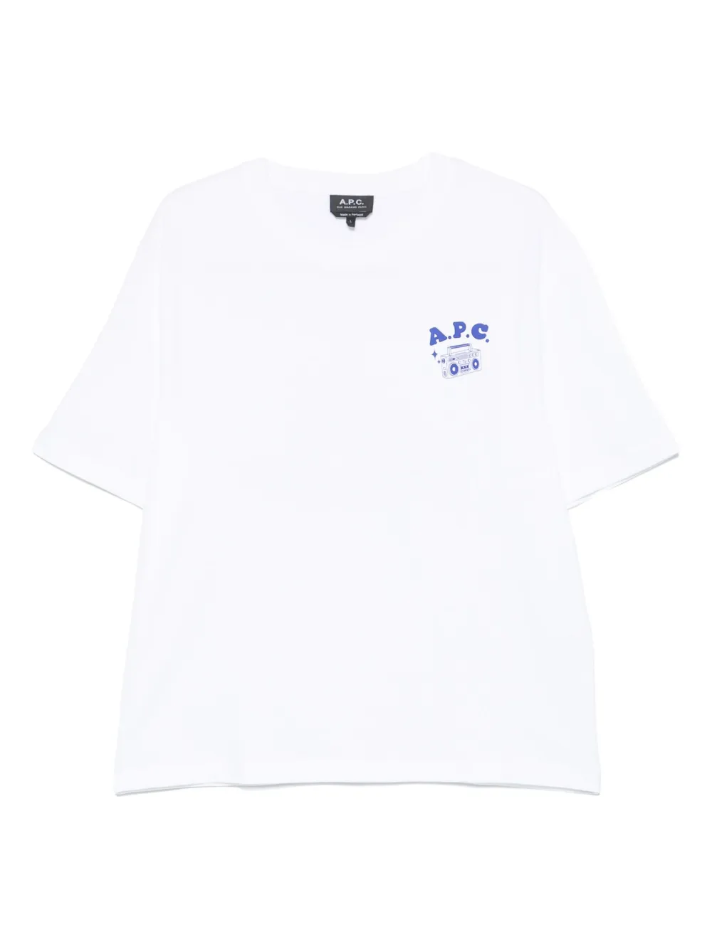A.P.C. logo-print T-shirt | White | Image 1