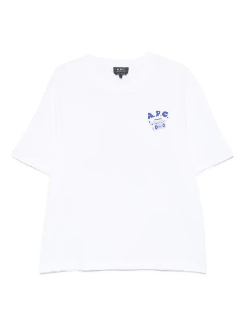 A.P.C. logo-print T-shirt