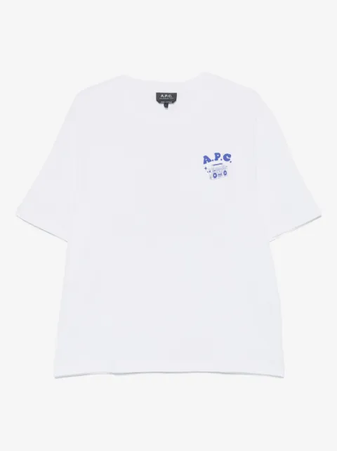 A.P.C. logo-print T-shirt
