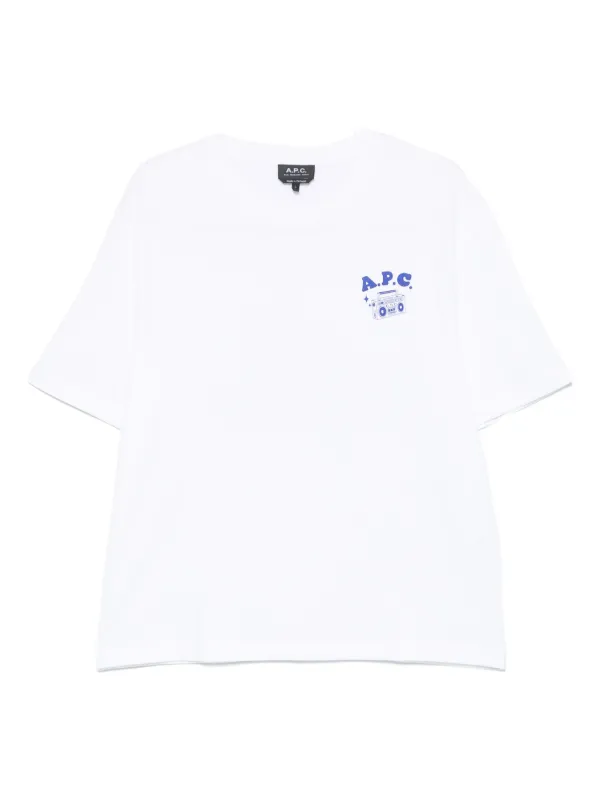 A.P.C. ロゴ Tシャツ | ホワイト | FARFETCH JP