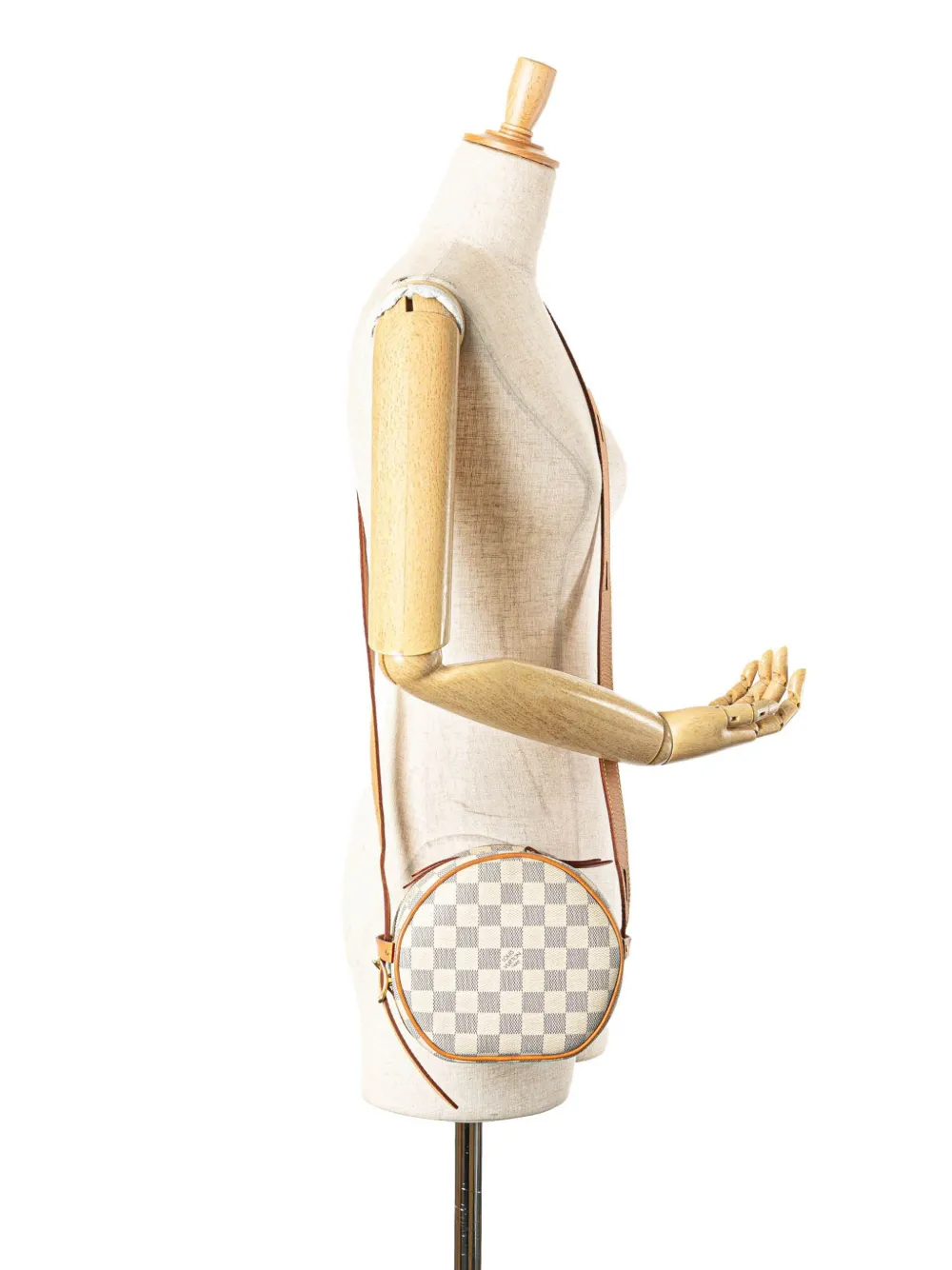 Louis Vuitton Pre-Owned 2020 Damier Azur Boite Chapeaux Souple PM crossbody bag | Pre-Owned | Image 2