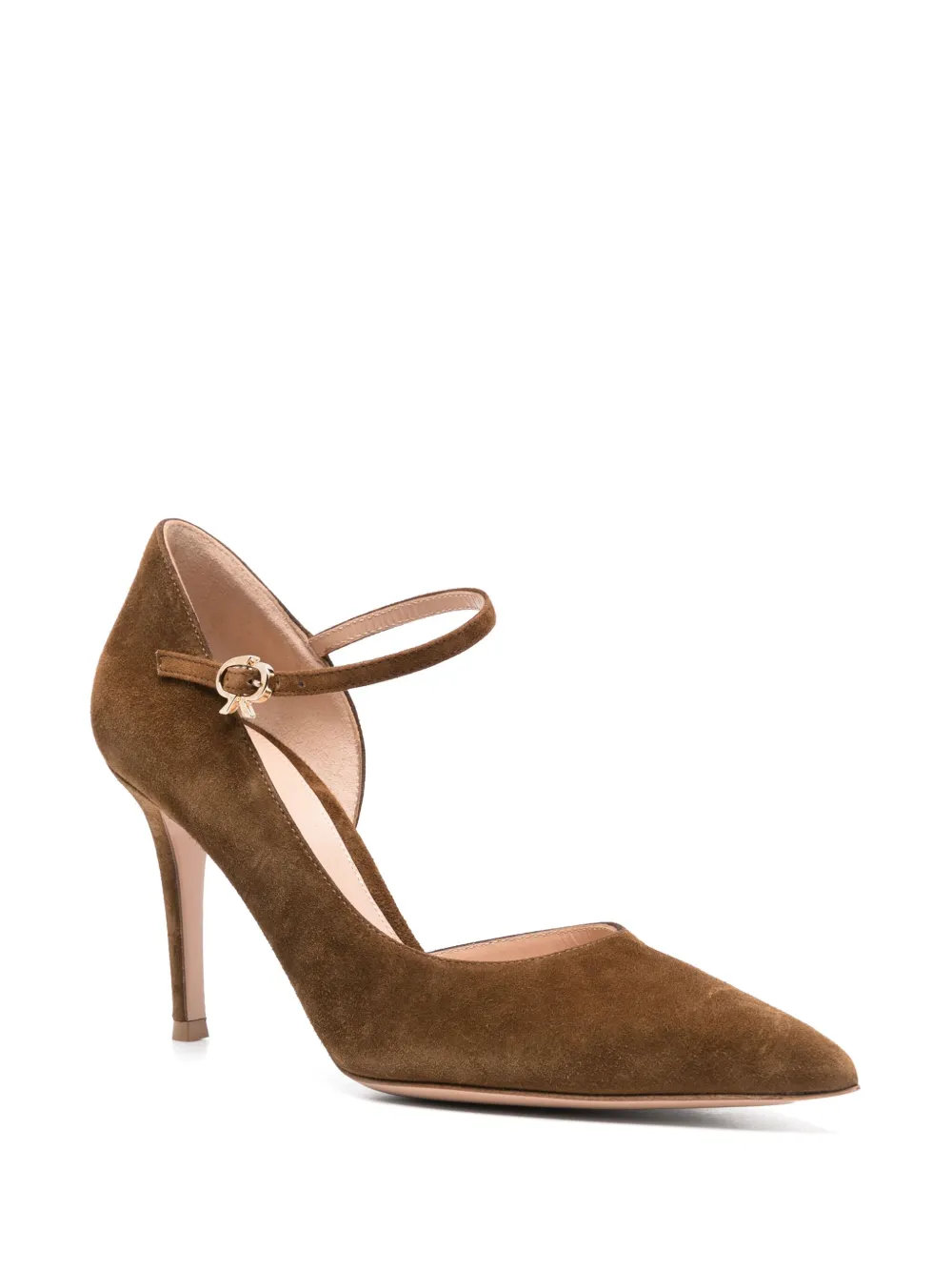 Gianvito Rossi 85mm Kelley pumps Brown