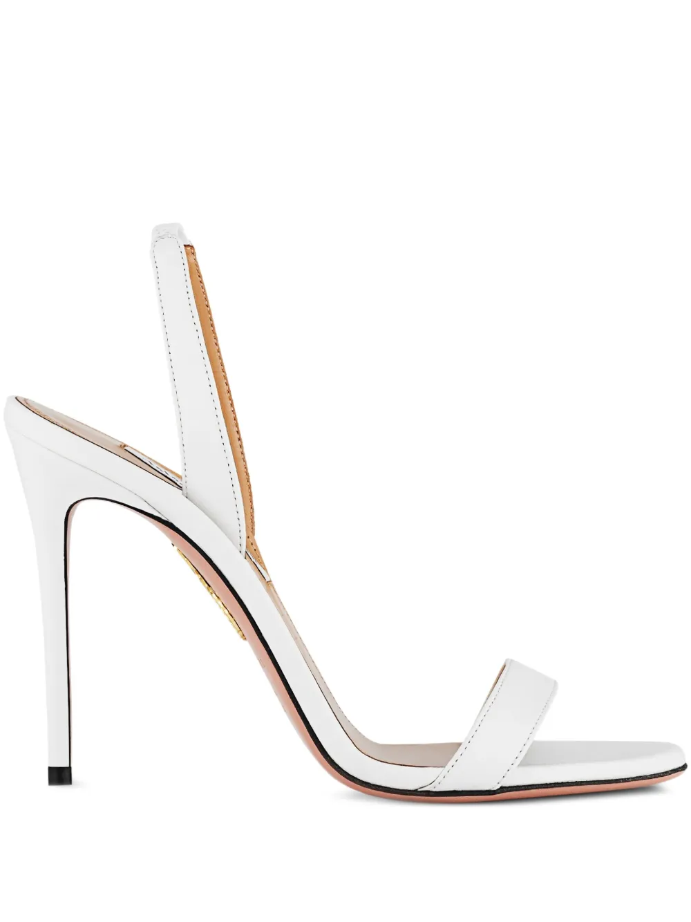 Aquazzura So Nude 高跟凉鞋（10.5厘米） | 白色 | Image 1