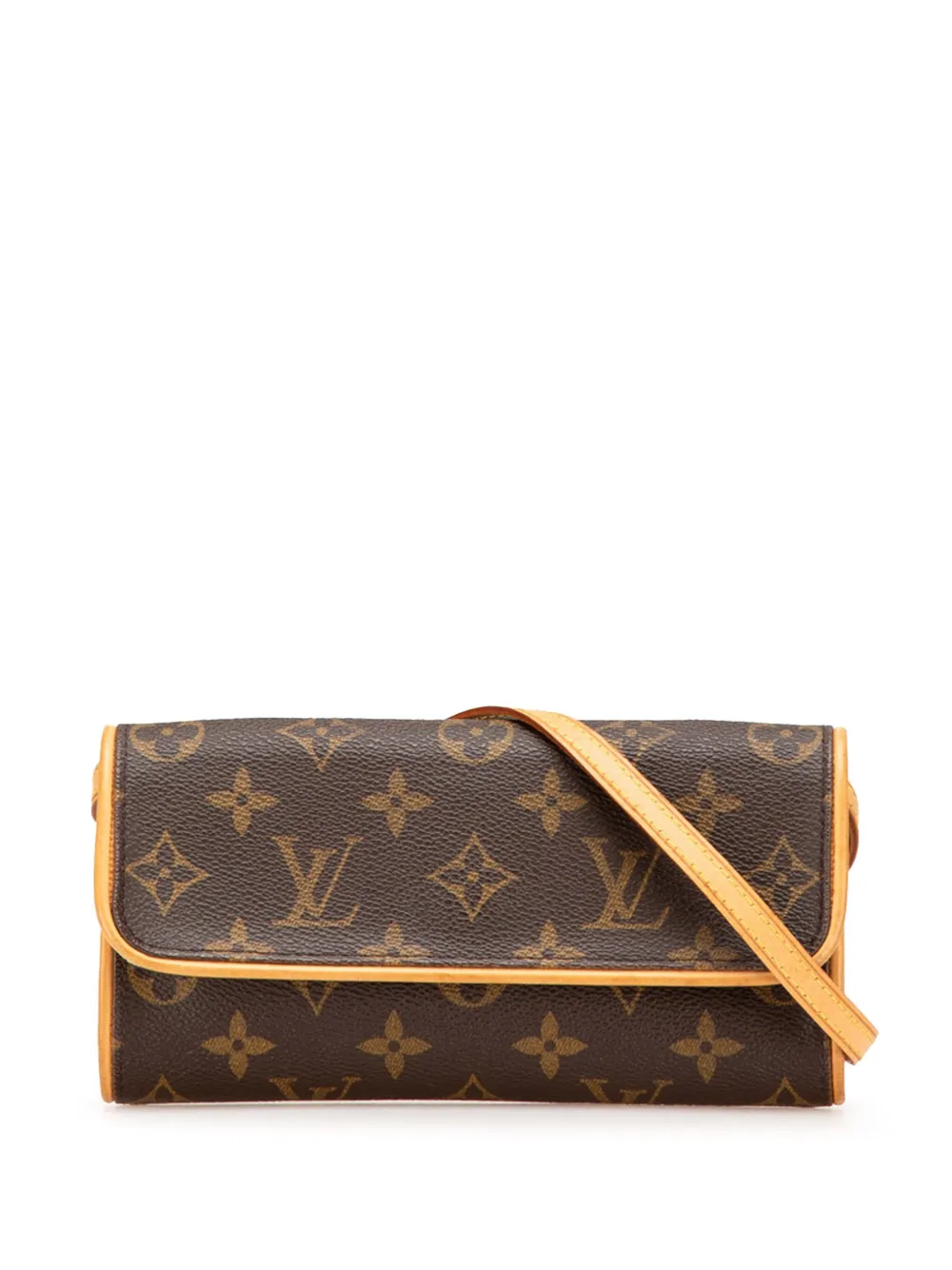 Louis Vuitton Pre-Owned 2000 Monogram Pochette Twin PM crossbody bag | Brown | Image 1