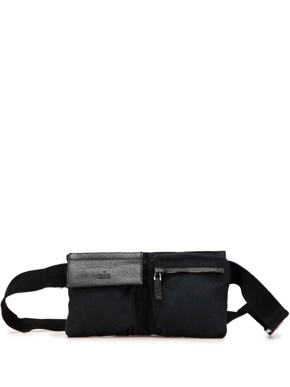 Gucci Pre-Owned 2000-2015 GG Canvas Double Pocket belt bag | Blue | Image 1