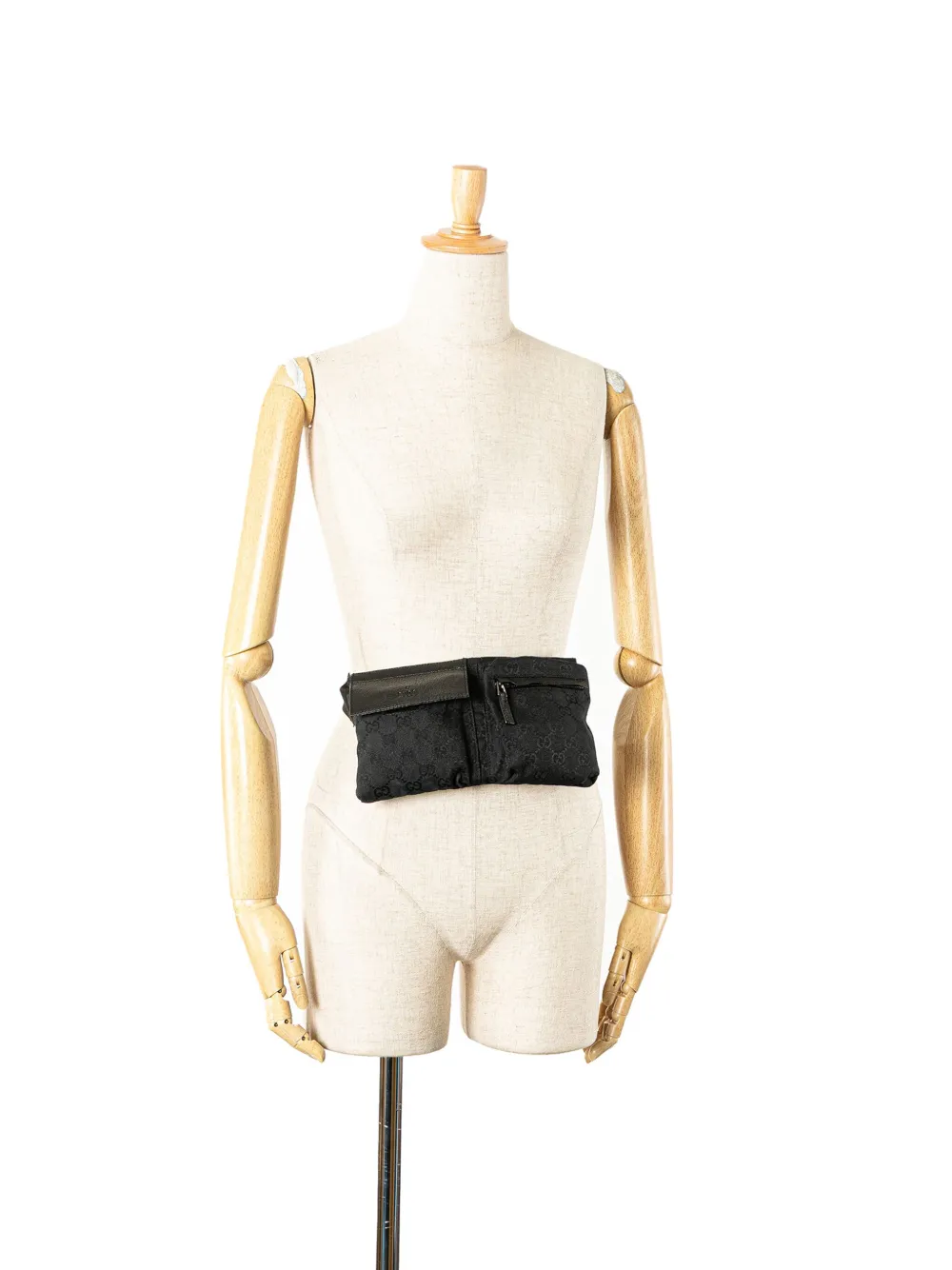Gucci Pre-Owned 2000-2015 GG Canvas Double Pocket belt bag | Pre-Owned | Image 2