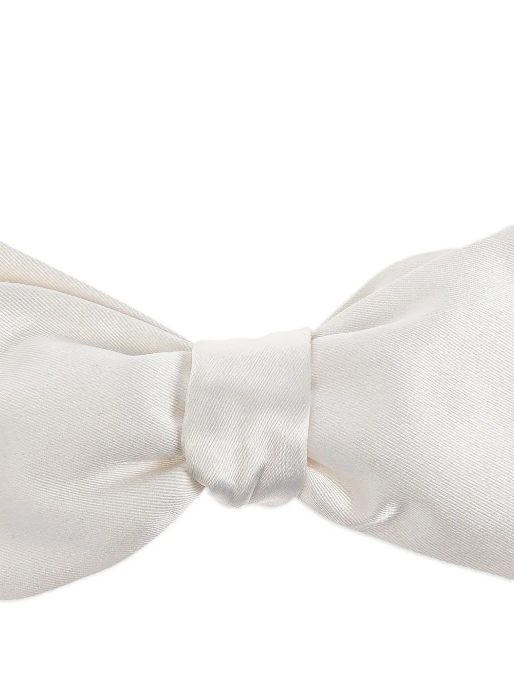 Giorgio Armani Zijden vlinderdas Beige