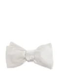 Giorgio Armani silk bow tie - Neutrals
