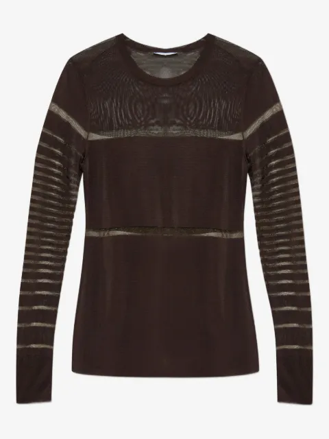 Helmut Lang långärmad tröja med lagerdesign