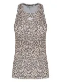 MUNTHE leopard-print sleeveless top - Neutrals