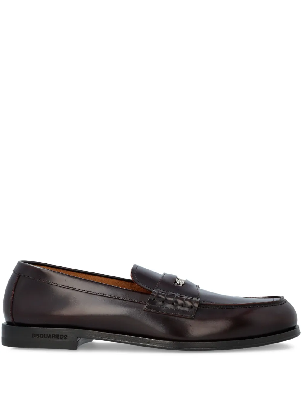 DSQUARED2 leather penny loafers