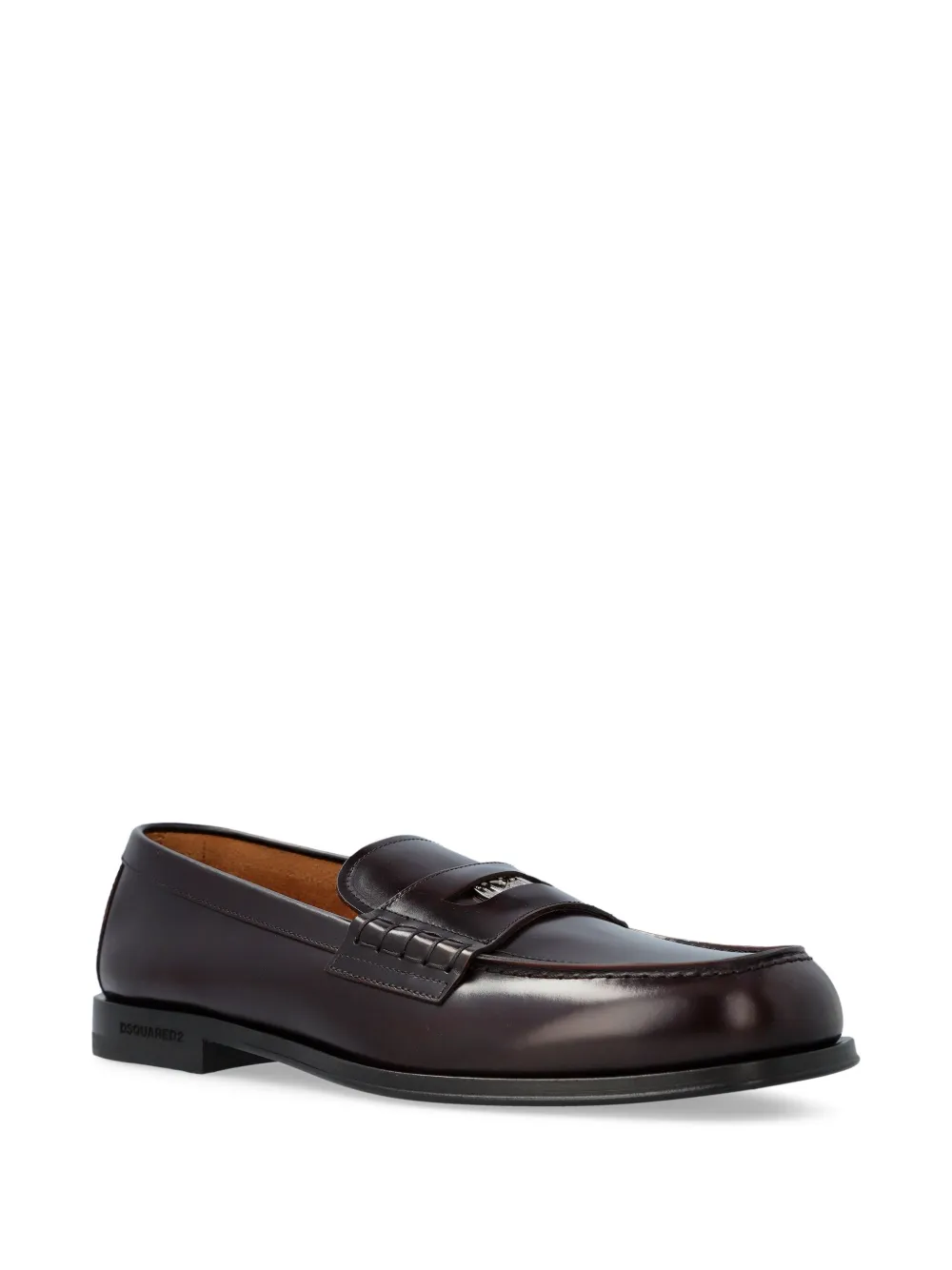 DSQUARED2 leather penny loafers