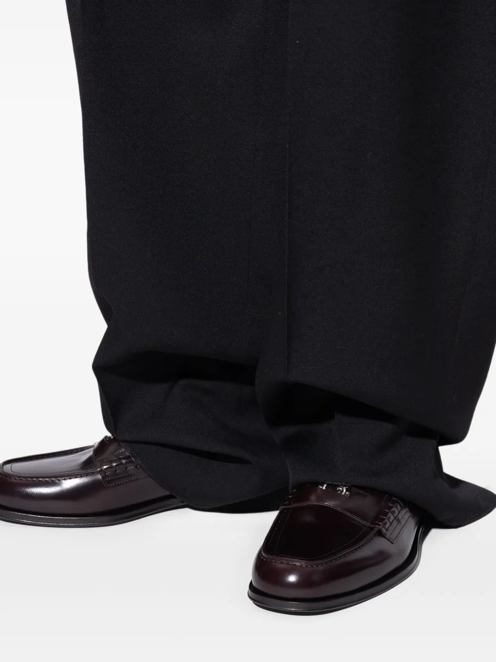 DSQUARED2 leather penny loafers