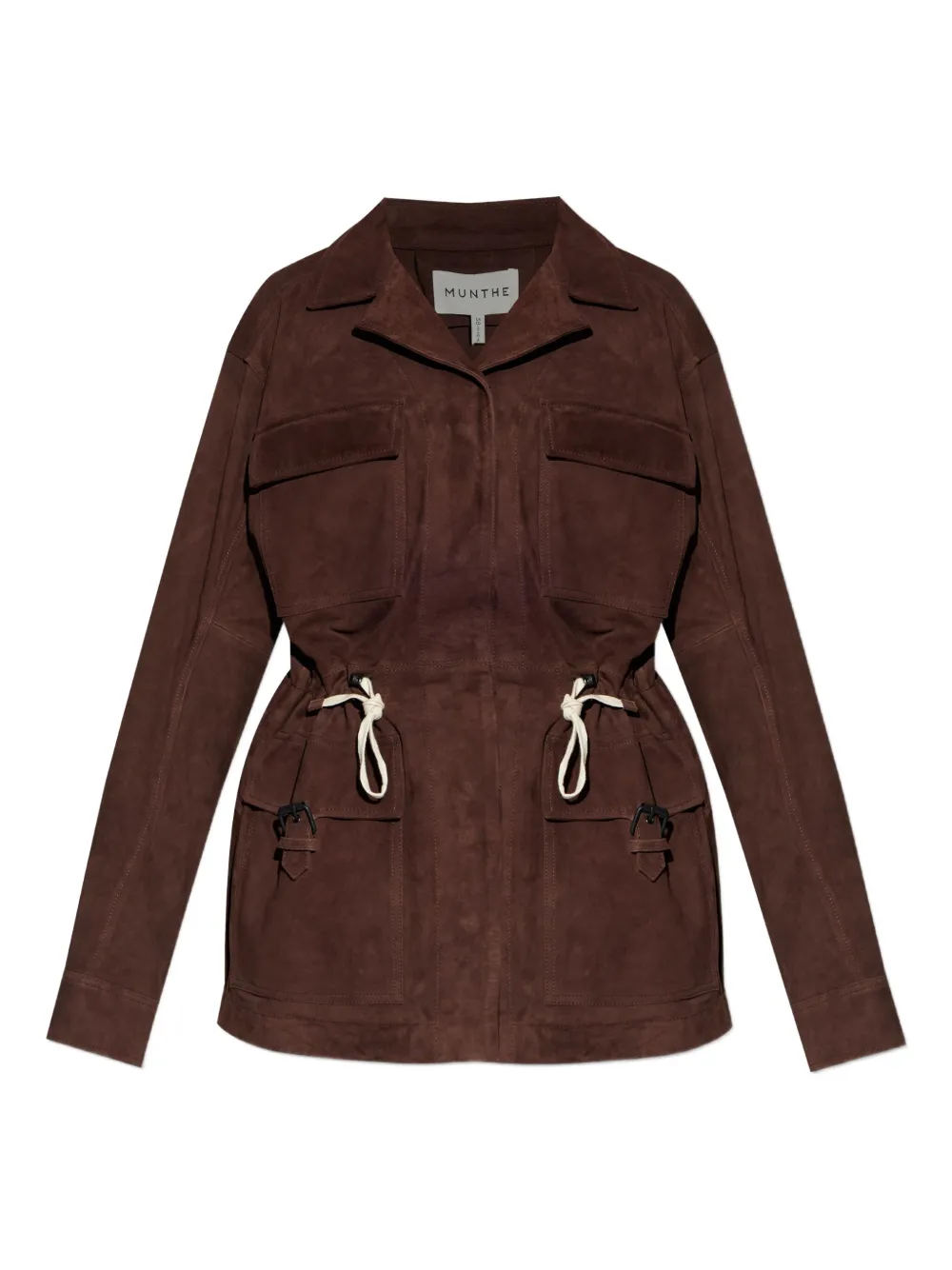 MUNTHE chamarra utility con cordones | marrón | Image 1