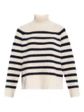 MUNTHE striped turtleneck sweater - Neutrals