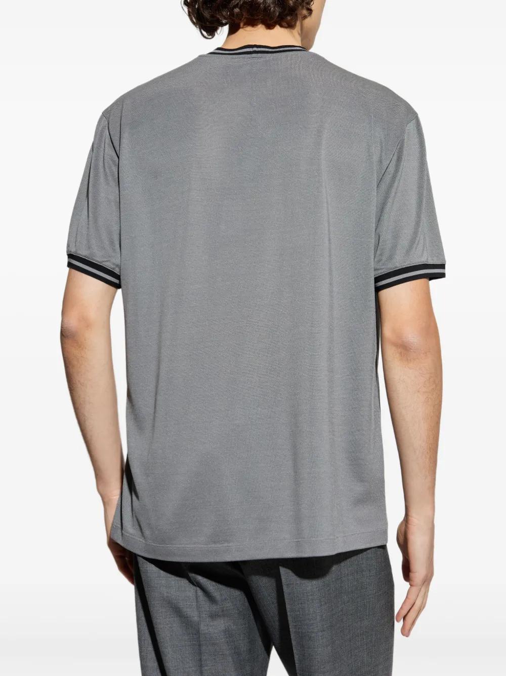 Giorgio Armani T-shirt met zak Grijs