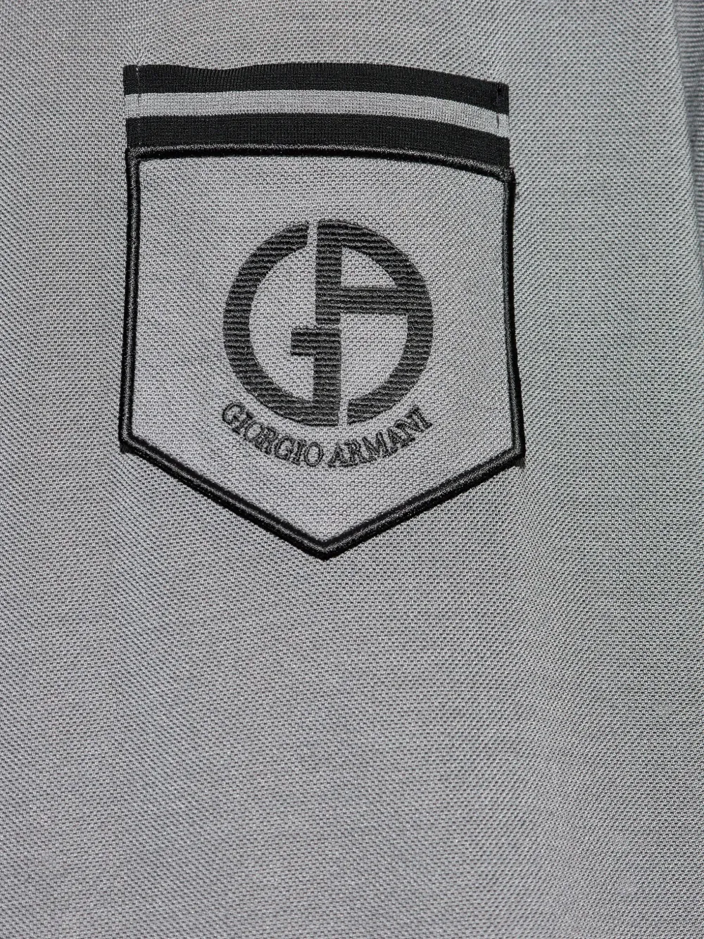 Giorgio Armani T-shirt met zak Grijs
