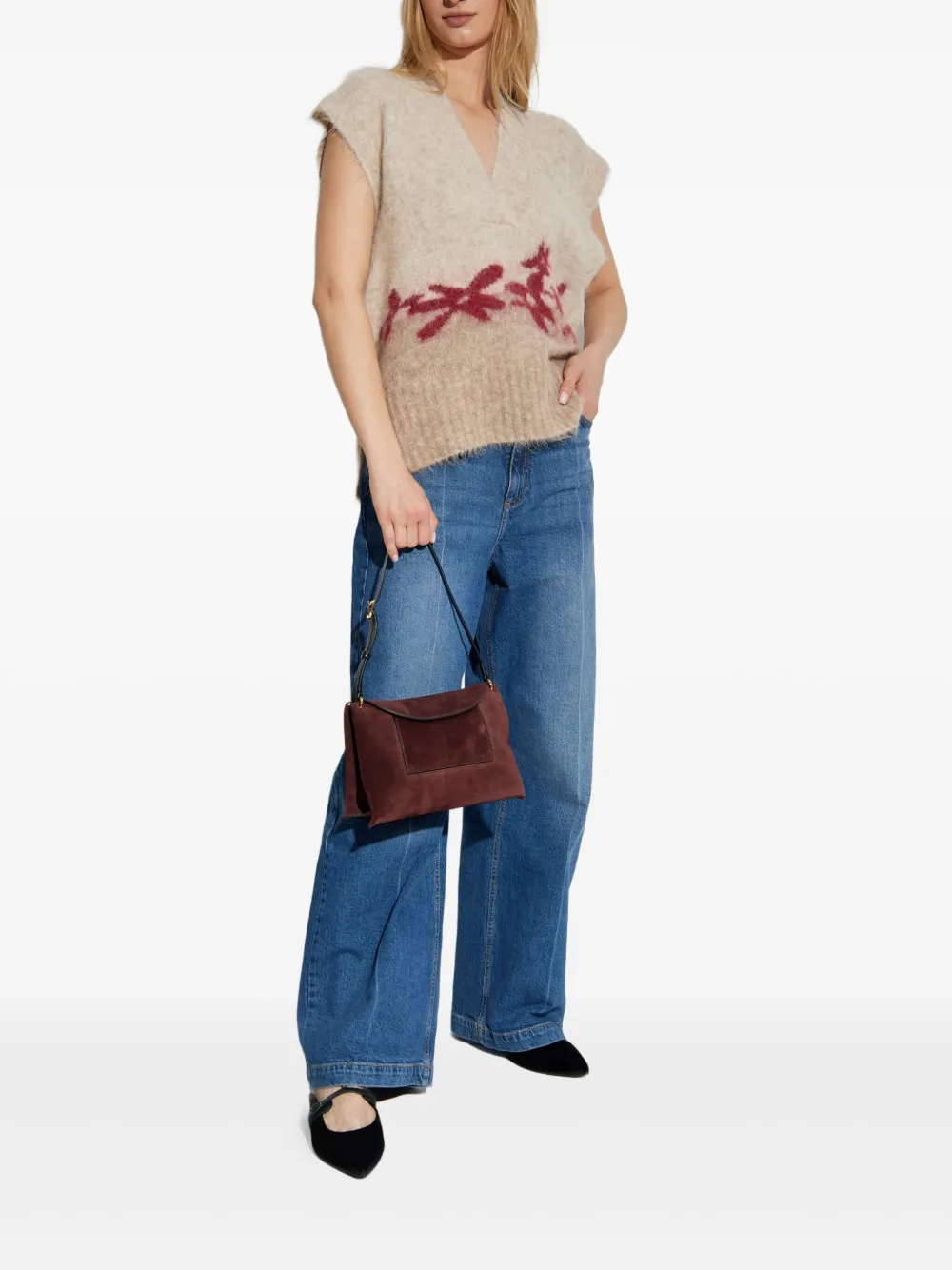 MUNTHE Purulia floral-intarsia vest | Vests & Tank Tops | Image 2