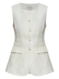 Posse linen waistcoat - Neutrals