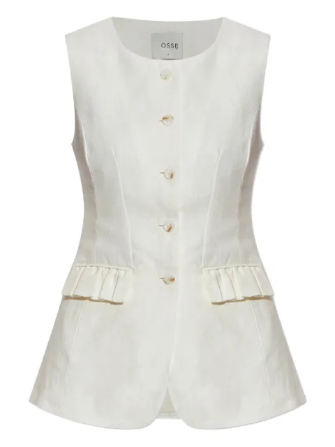 Posse linen waistcoat