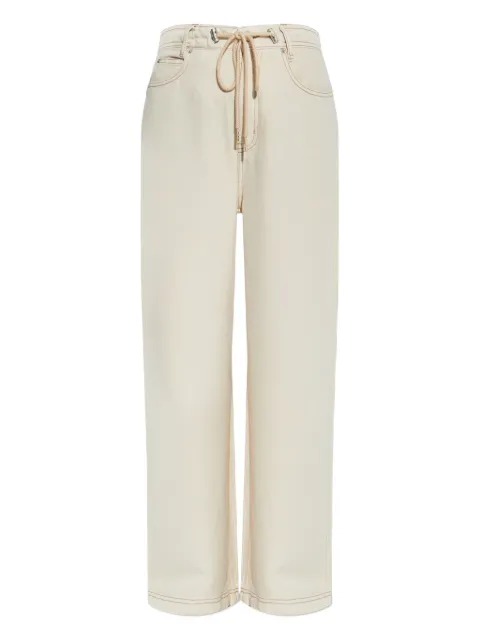 MUNTHE drawstring wide-leg trousers