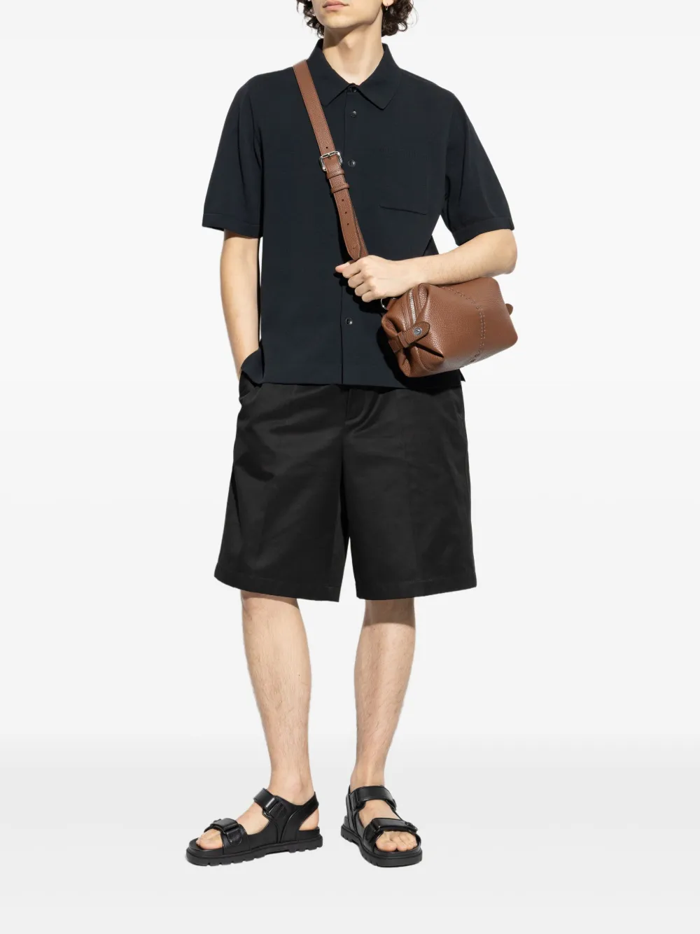 Coach touch-strap sandals Black