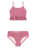 Konges Sløjd floral-print two-piece swimsuit - Pink