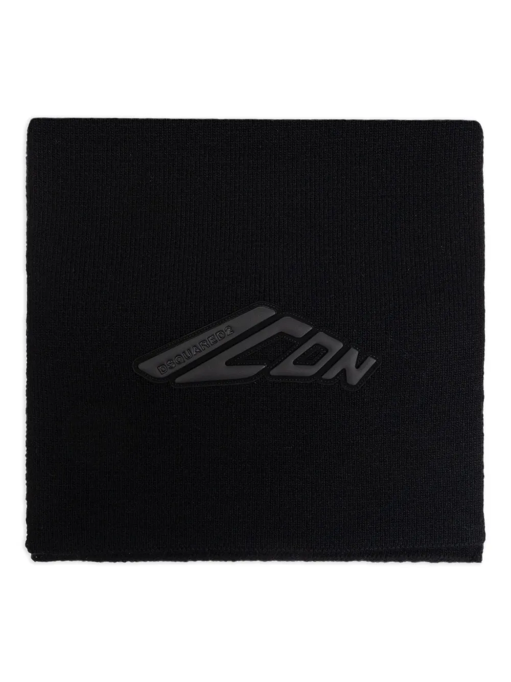 DSQUARED2 wool scarf | Black | Image 1