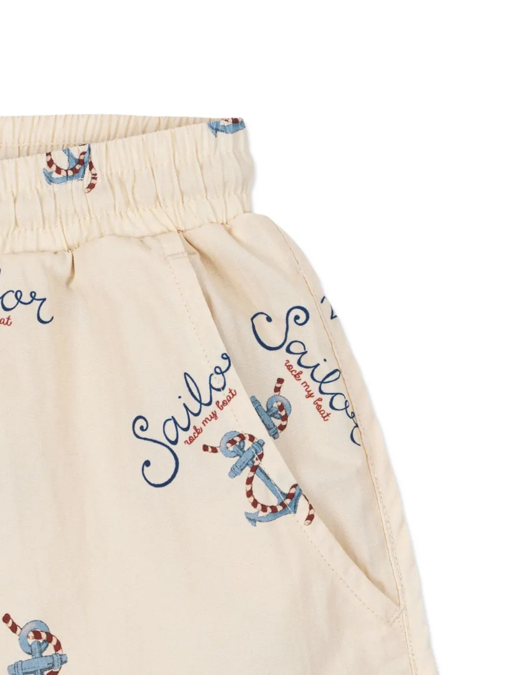 Konges Sløjd Zwembroek met print Beige