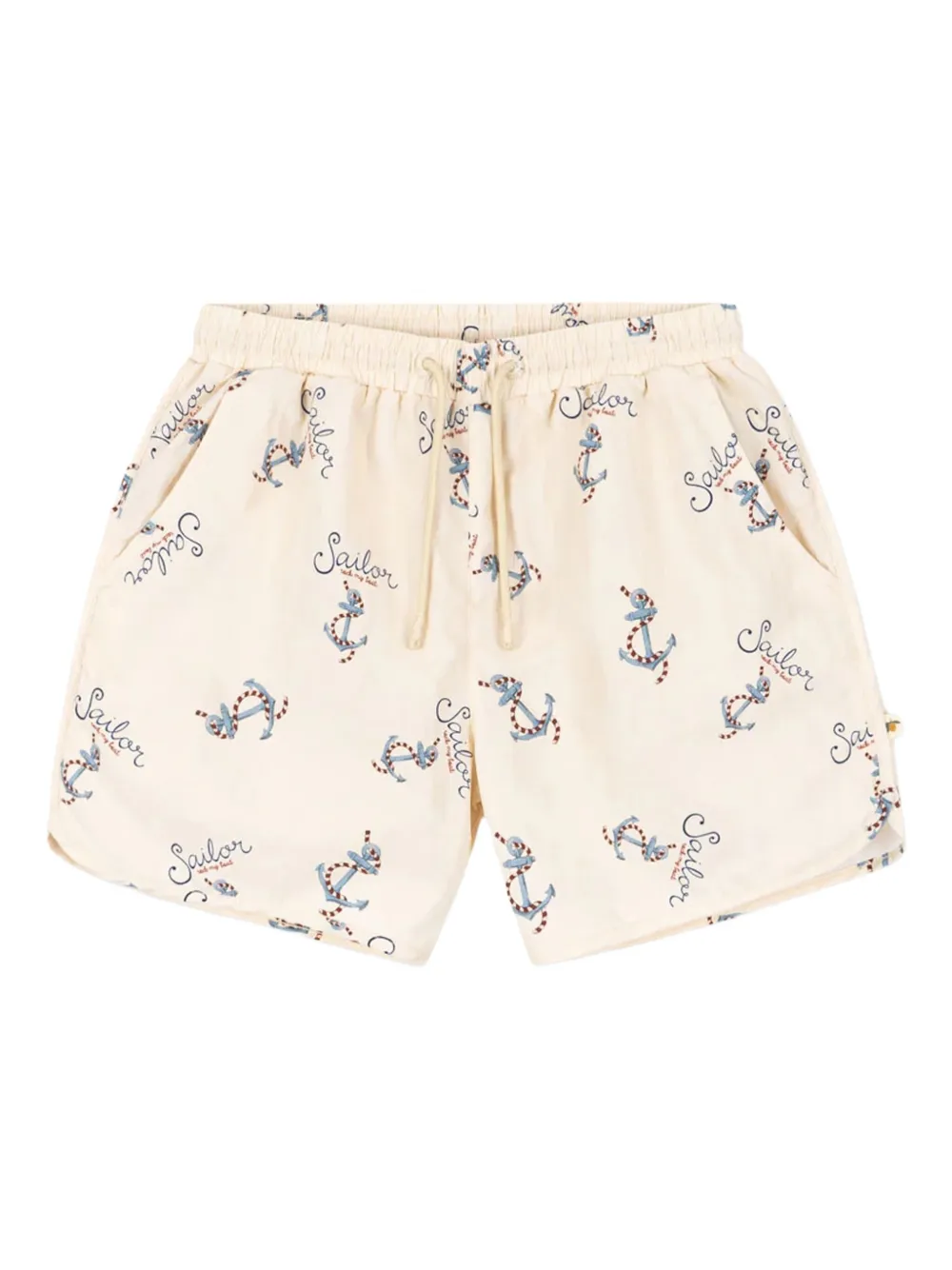 Konges Sløjd anchor-print swim shorts | Neutrals | Image 1
