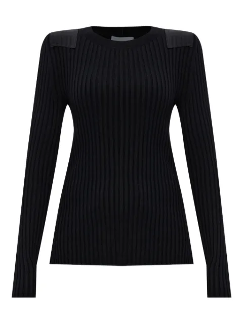 Helmut Lang ribbed long-sleeve top