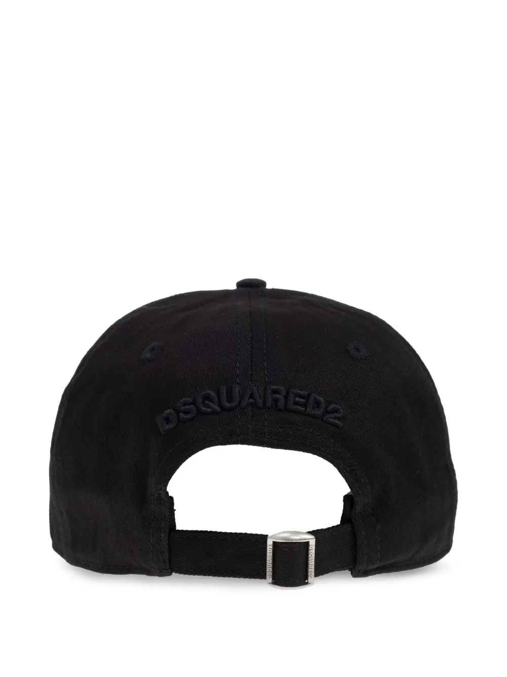 DSQUARED2 Honkbalpet met geborduurd logo Zwart