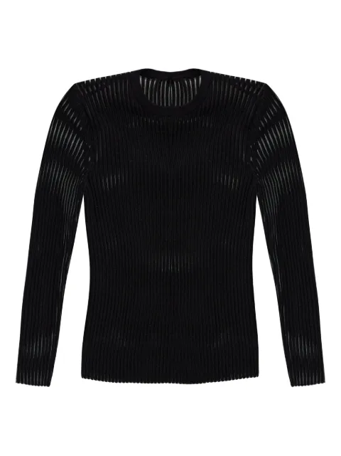 Helmut Lang ribbed long-sleeve top