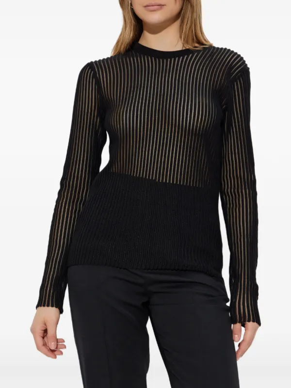 Helmut Lang ロングスリーブ トップ | ブラック | FARFETCH JP