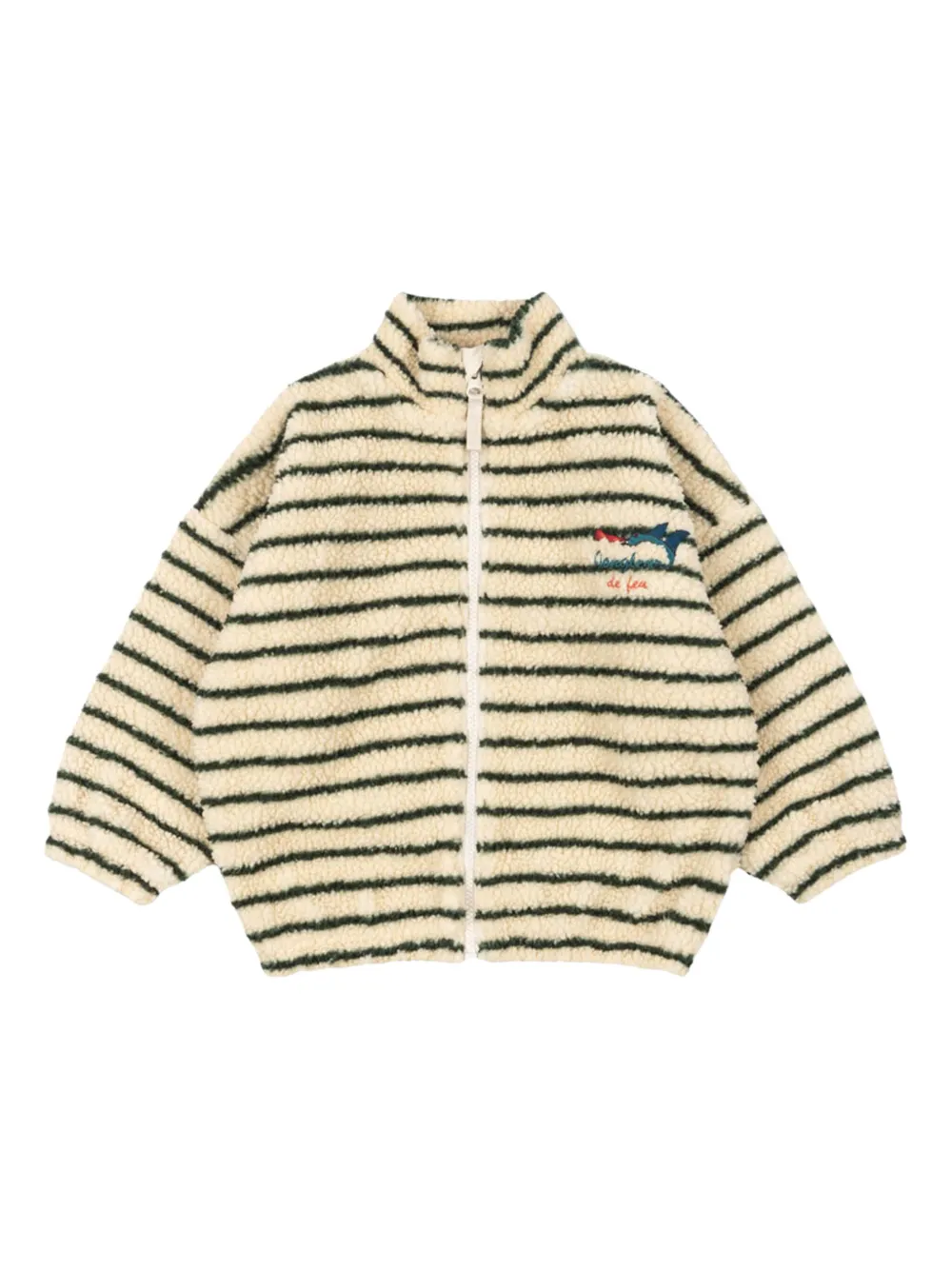 Konges Sløjd striped zip-up jacket | Yellow | Image 1