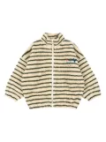 Konges Sløjd striped zip-up jacket - Yellow