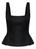 Posse Rosalie peplum top - Black