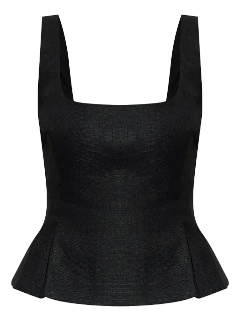 Posse Rosalie peplum top