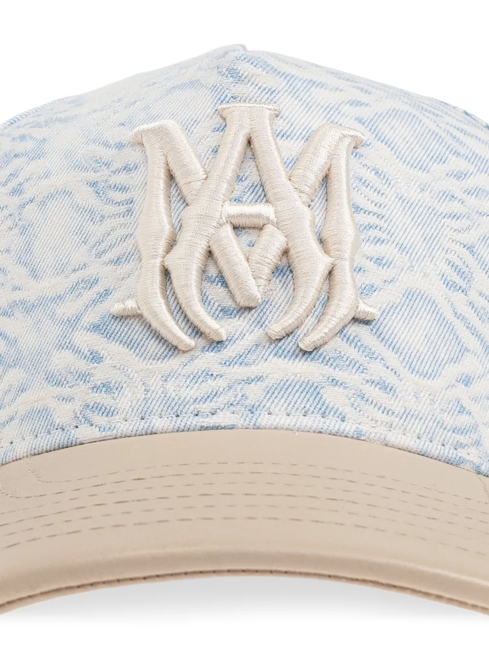 AMIRI Honkbalpet met geborduurd logo Blauw