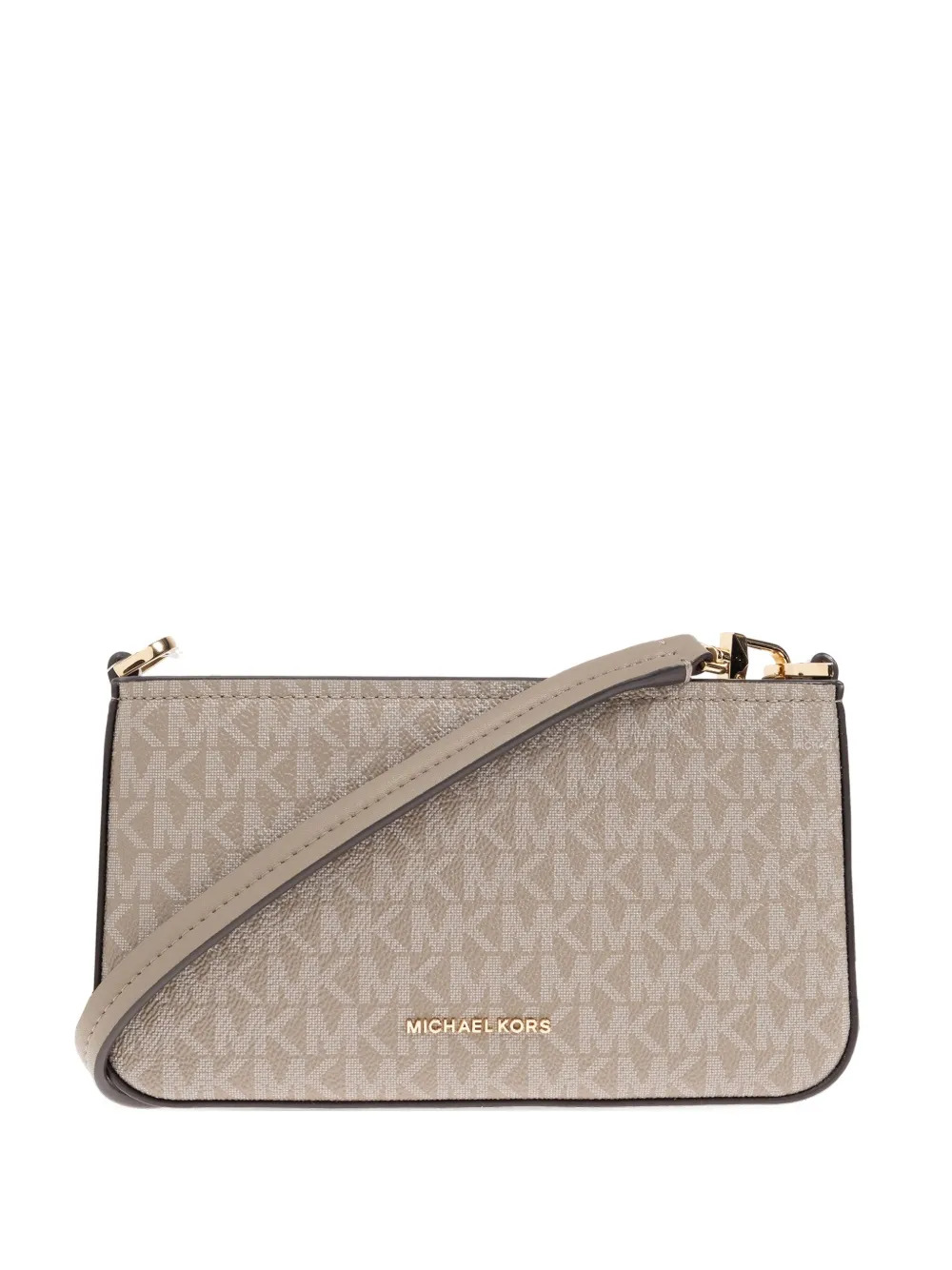 Michael Michael Kors モノグラムキャンバスム ショルダーバッグ - ニュートラル Michael Michael Kors モノグラムキャンバスム ショルダーバッグ - ニュートラル