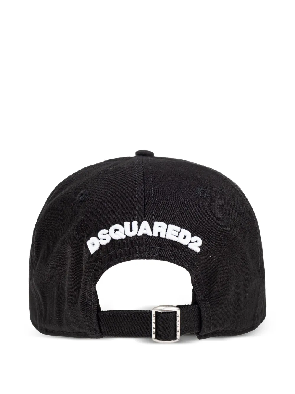 DSQUARED2 Honkbalpet met geborduurd logo Zwart