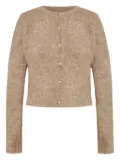 MUNTHE button-up knitted cardigan - Neutrals