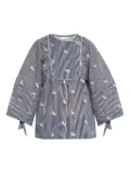 MUNTHE organic cotton-blend blouse - Blue