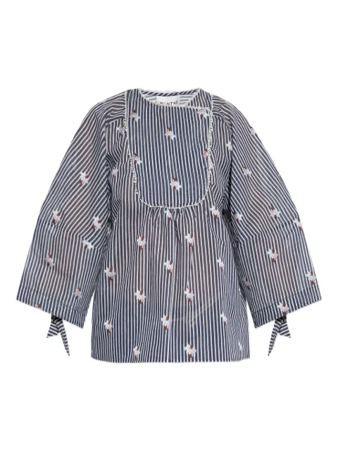 MUNTHE organic cotton-blend blouse