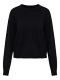 Helmut Lang crew-neck cropped sweater - Black