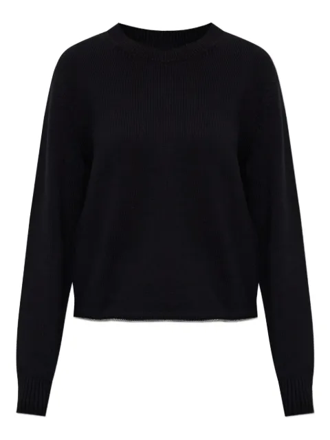 Helmut Lang crew-neck cropped sweater