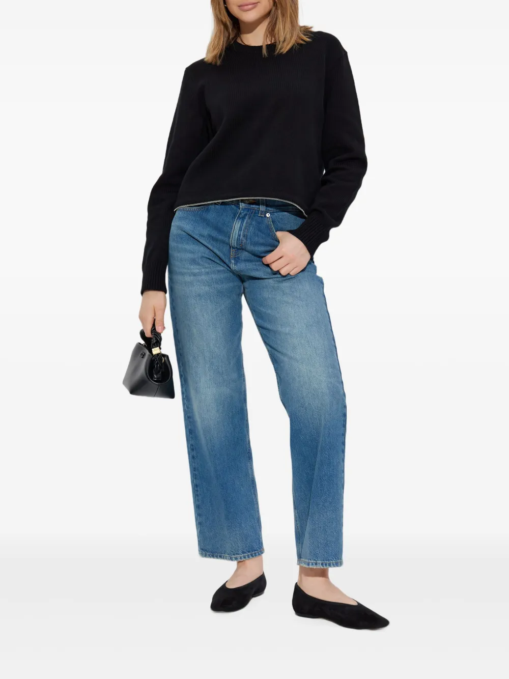 Helmut Lang suéter con cuello redondo | Suéteres | Image 2