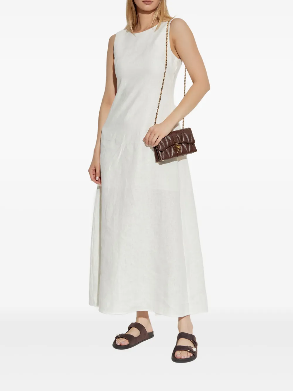 Posse Midi-jurk - Wit