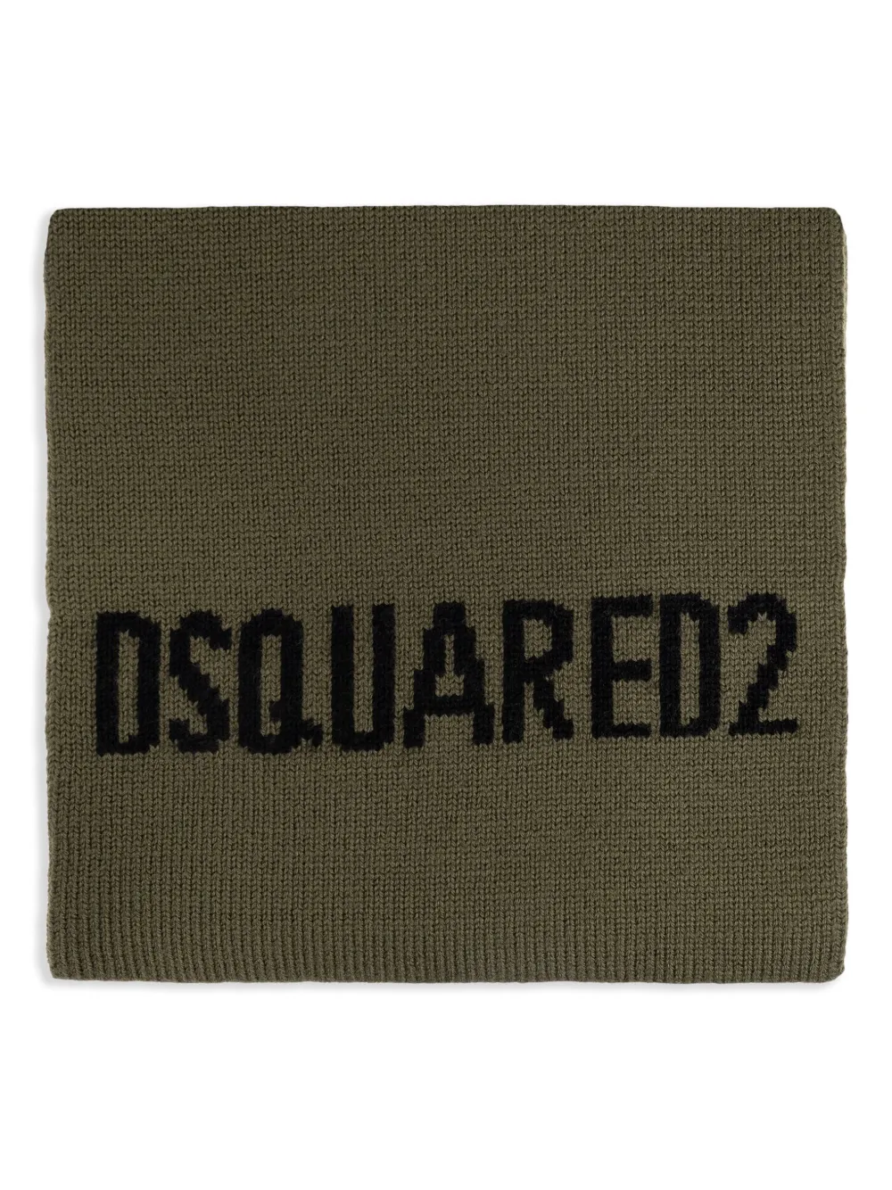 DSQUARED2 wool scarf | Green | Image 1